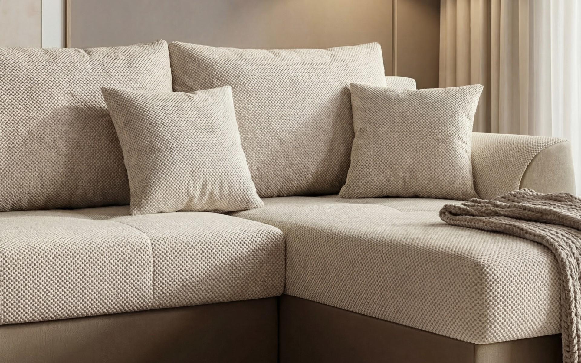 Coltar extensibil Lumis, bej + gri-bej  5